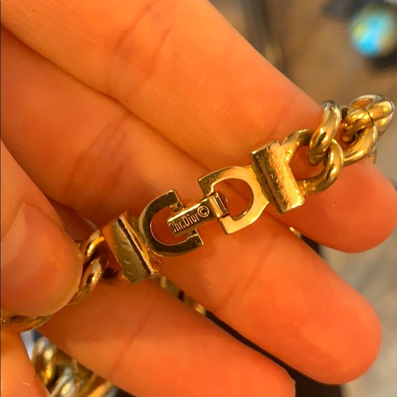 Vintage Christian Dior chain bracelet - Picture 7 of 8